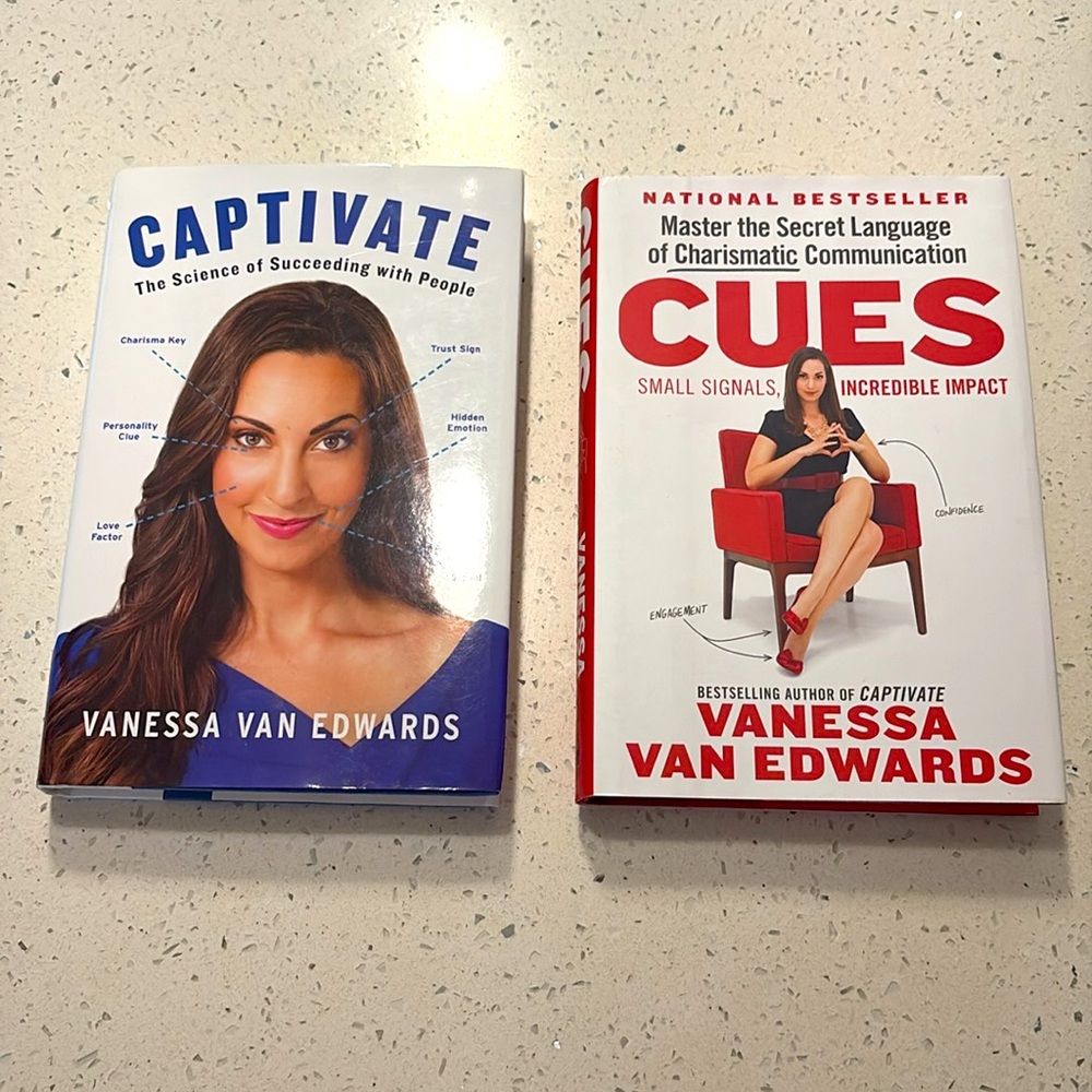 Captivate & Cue books by Vanessa Bon Edward’s -Women's Communication Guide